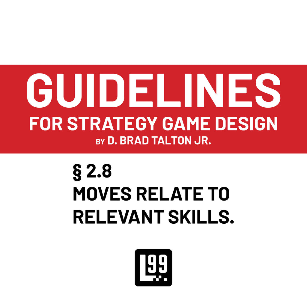 § 2.8 - Moves relate to relevant skills.