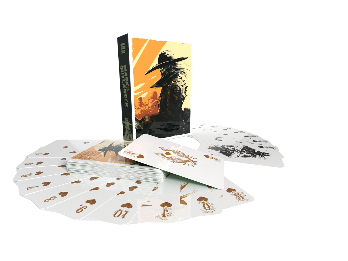 Spooktacular Mask of the Outlander Playing Cards – Level 99 Store