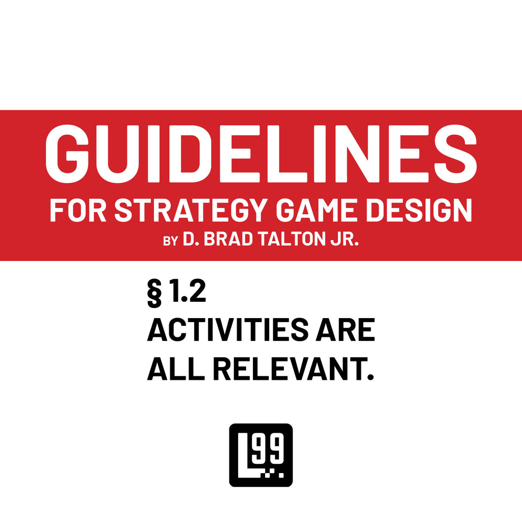 § 1.2 - Activities are all relevant.